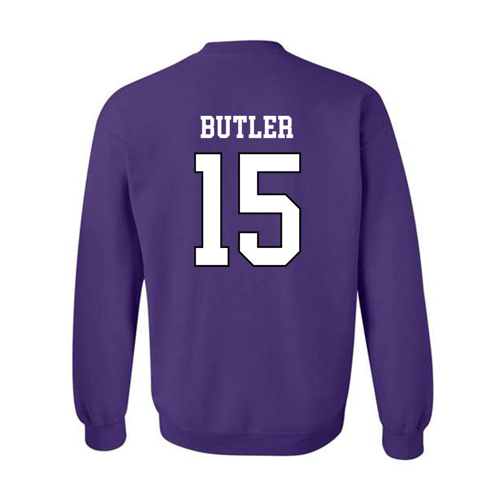 Weber - NCAA Football : Clarence Butler - Classic Shersey Crewneck Sweatshirt-1