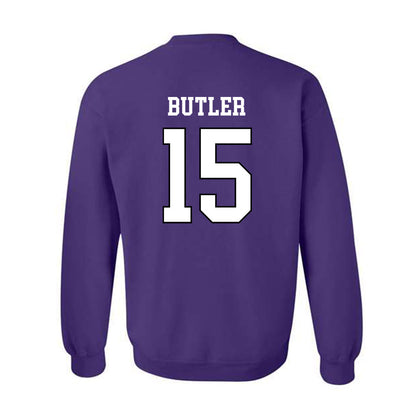 Weber - NCAA Football : Clarence Butler - Classic Shersey Crewneck Sweatshirt-1
