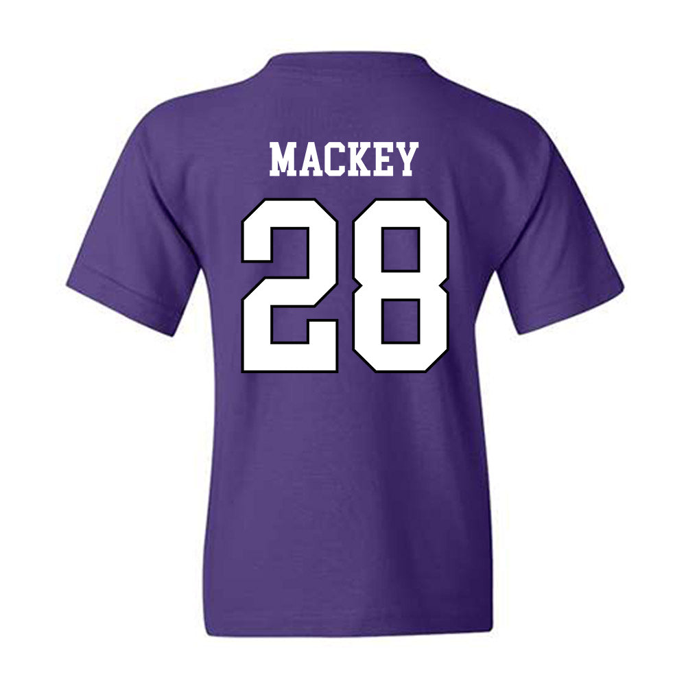 Weber - NCAA Football : Logan Mackey - Classic Shersey Youth T-Shirt-1