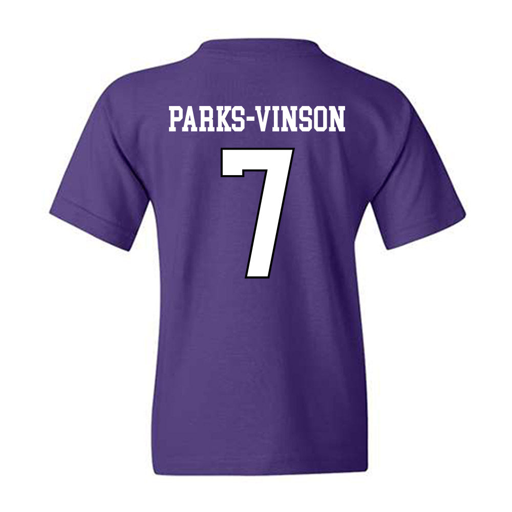 Weber - NCAA Football : Tre Parks-Vinson - Classic Shersey Youth T-Shirt-1