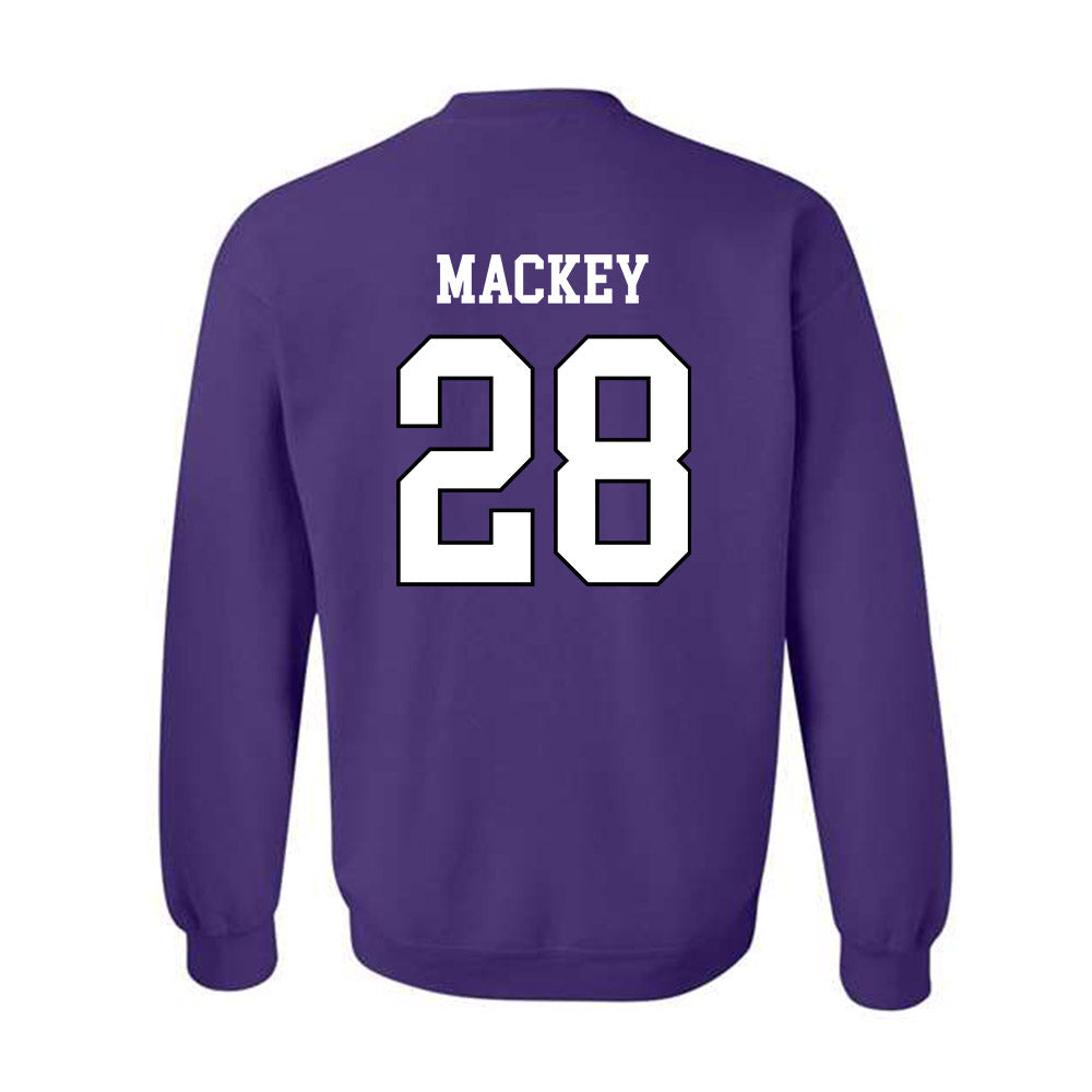 Weber - NCAA Football : Logan Mackey - Classic Shersey Crewneck Sweatshirt-1