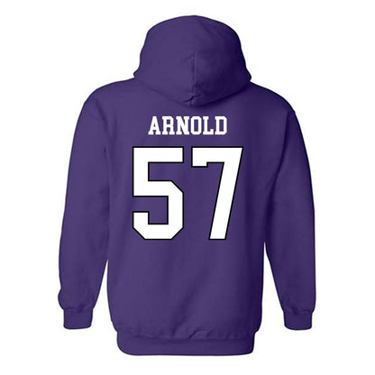 Weber - NCAA Football : Donovan Arnold - Classic Shersey Hooded Sweatshirt-1