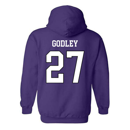 Weber - NCAA Football : Davion Godley - Classic Shersey Hooded Sweatshirt-1