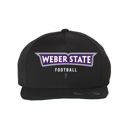 Weber - NCAA Football : Tre Parks-Vinson - Snapback Hat-0