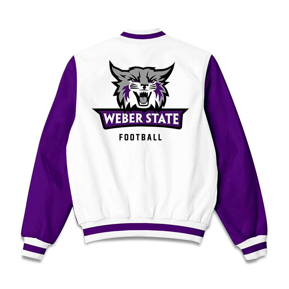 Weber - NCAA Football : Joshua Hardy - Bomber Jacket-1