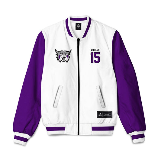 Weber - NCAA Football : Clarence Butler - Bomber Jacket-0