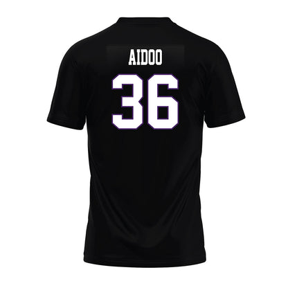 Weber - NCAA Football : Donovan Aidoo - Black Premium Football Jersey-1