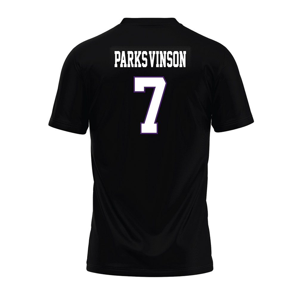 Weber - NCAA Football : Tre Parks-Vinson - Black Premium Football Jersey-1
