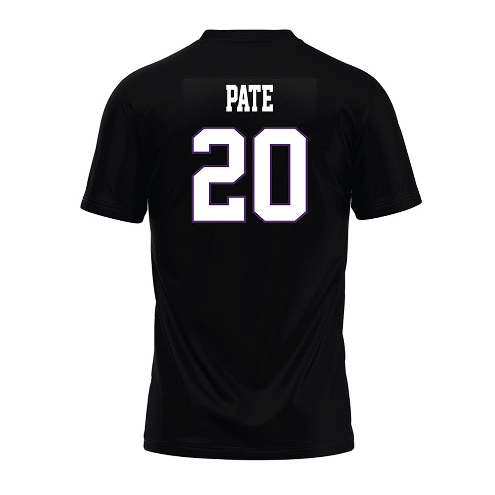 Weber - NCAA Football : Montae Pate - Black Premium Football Jersey-1