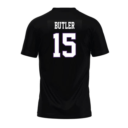 Weber - NCAA Football : Clarence Butler - Black Premium Football Jersey-1