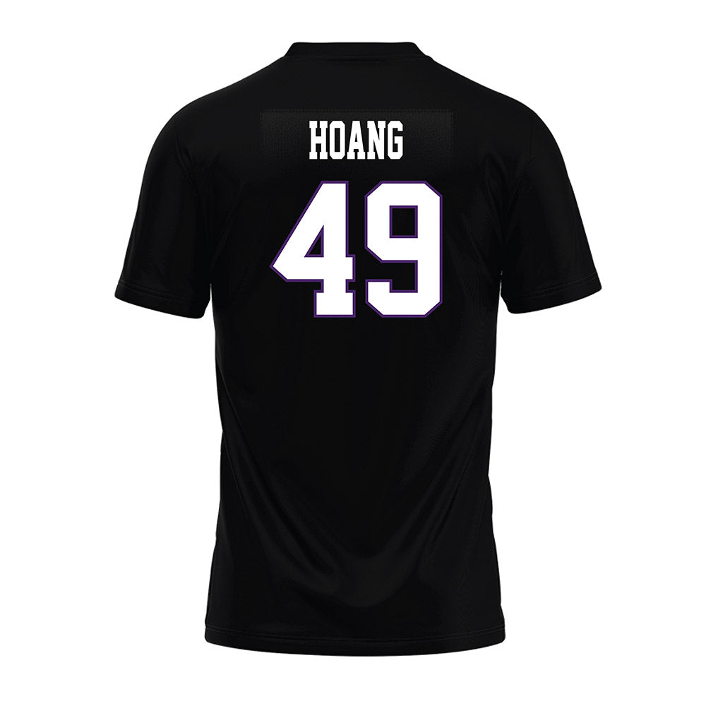 Weber - NCAA Football : Thien Hoang - Black Premium Football Jersey-1
