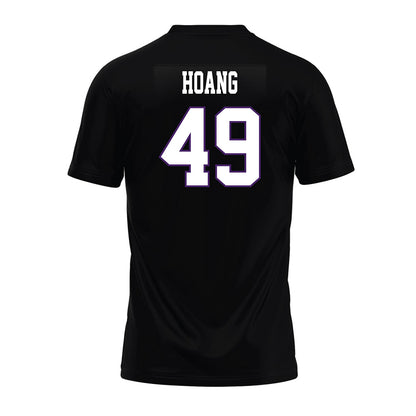 Weber - NCAA Football : Thien Hoang - Black Premium Football Jersey-1