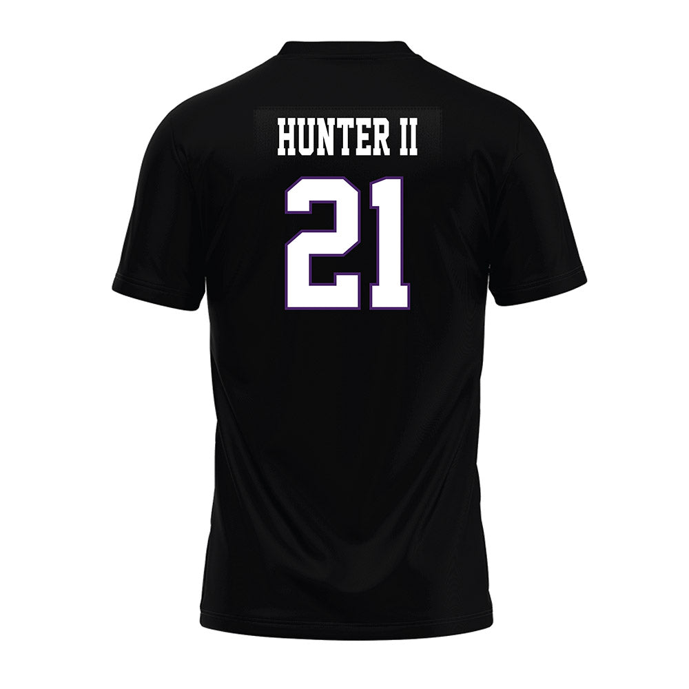 Weber - NCAA Football : Pierre Hunter II - Black Premium Football Jersey-1