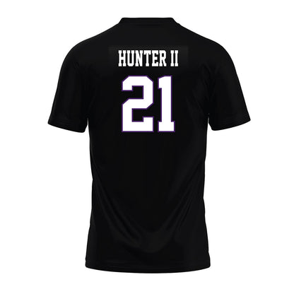 Weber - NCAA Football : Pierre Hunter II - Black Premium Football Jersey-1