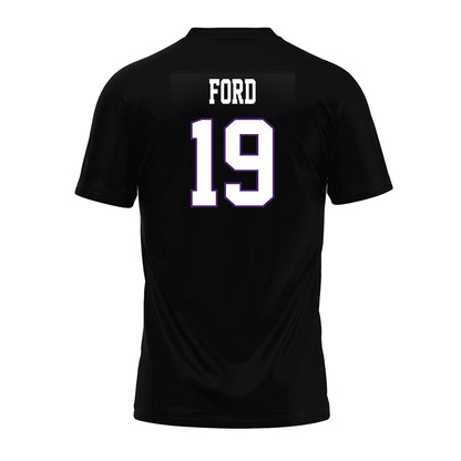 Weber - NCAA Football : Devin Ford - Black Premium Football Jersey-1