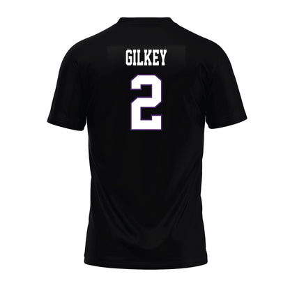 Weber - NCAA Football : Jackson Gilkey - Black Premium Football Jersey-1