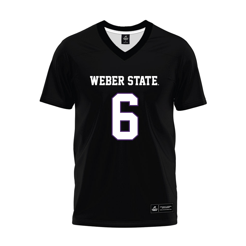 Weber - NCAA Football : Cash McColllum - Black Premium Football Jersey-0