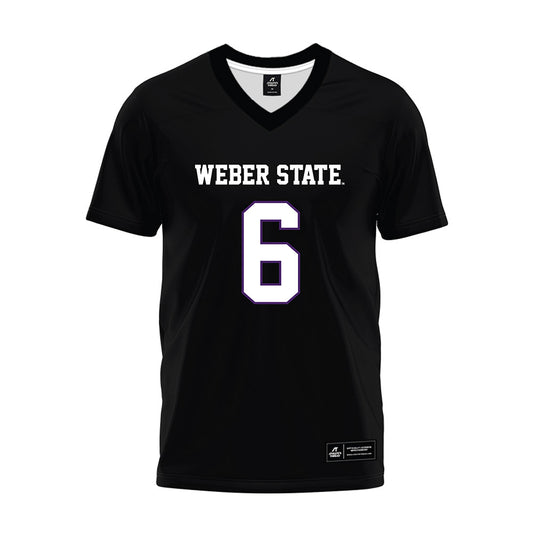Weber - NCAA Football : Cash McColllum - Black Premium Football Jersey-0