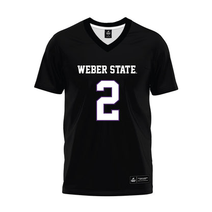 Weber - NCAA Football : Jackson Gilkey - Black Premium Football Jersey-0