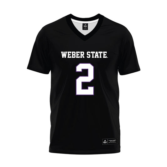Weber - NCAA Football : Jackson Gilkey - Black Premium Football Jersey-0