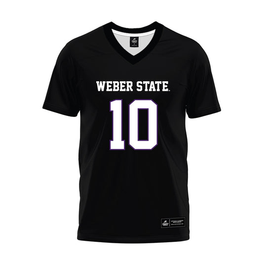 Weber - NCAA Football : Dijon Jennings - Black Premium Football Jersey-0