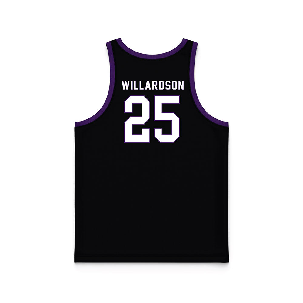 Weber - NCAA Women's Basketball : Nicole Willardson - Black Basketball Jersey-1