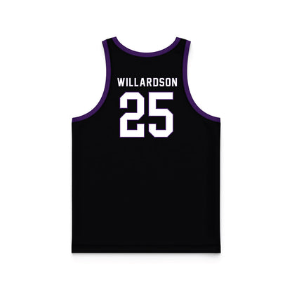 Weber - NCAA Women's Basketball : Nicole Willardson - Black Basketball Jersey-1