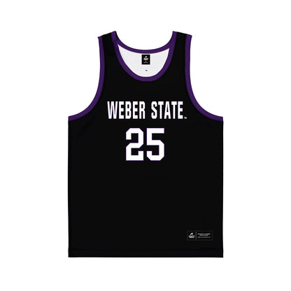 Weber - NCAA Women's Basketball : Nicole Willardson - Black Basketball Jersey-0