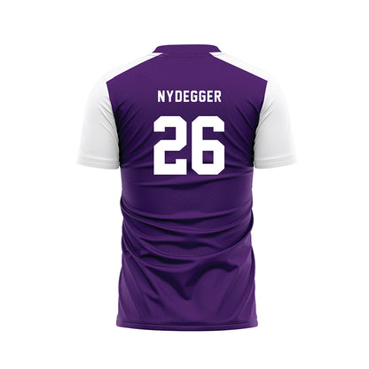 Weber - NCAA Women's Soccer : Mina Nydegger - Purple Soccer Jersey-1
