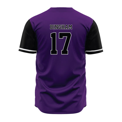 Weber - NCAA Softball : Emma Bingham - Purple Jersey-1
