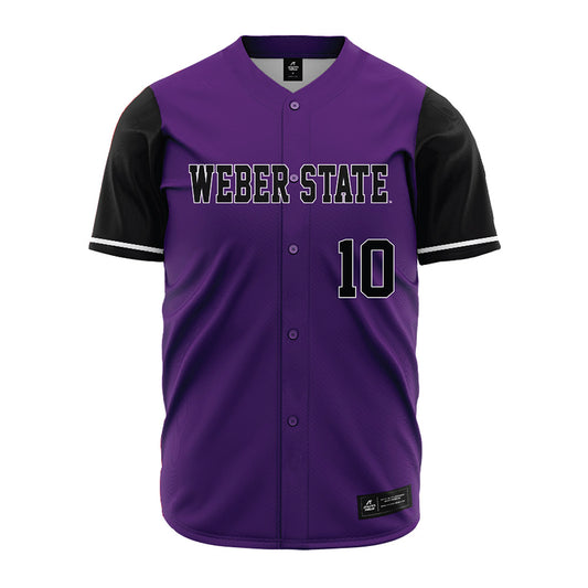 Weber - NCAA Softball : Taegan Smith - Purple Jersey-0