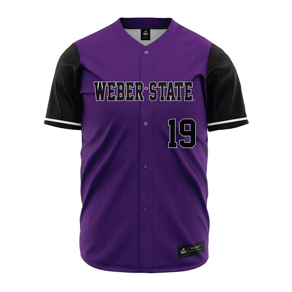 Weber - NCAA Softball : Riley Whalen - Purple Jersey-0