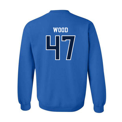 UWF - NCAA Football : Hunter Wood - Classic Shersey Crewneck Sweatshirt-1