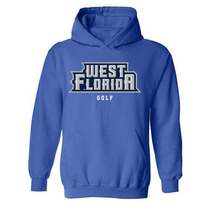 UWF - NCAA Men's Golf : Mason Minkel - Classic Shersey Hooded Sweatshirt-0