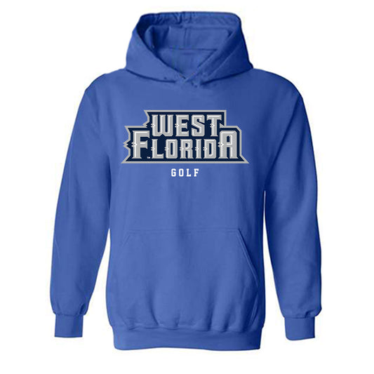 UWF - NCAA Men's Golf : Mason Minkel - Classic Shersey Hooded Sweatshirt-0