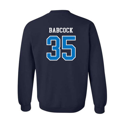 UWF - NCAA Baseball : Ethan Babcock - Classic Shersey Crewneck Sweatshirt-1