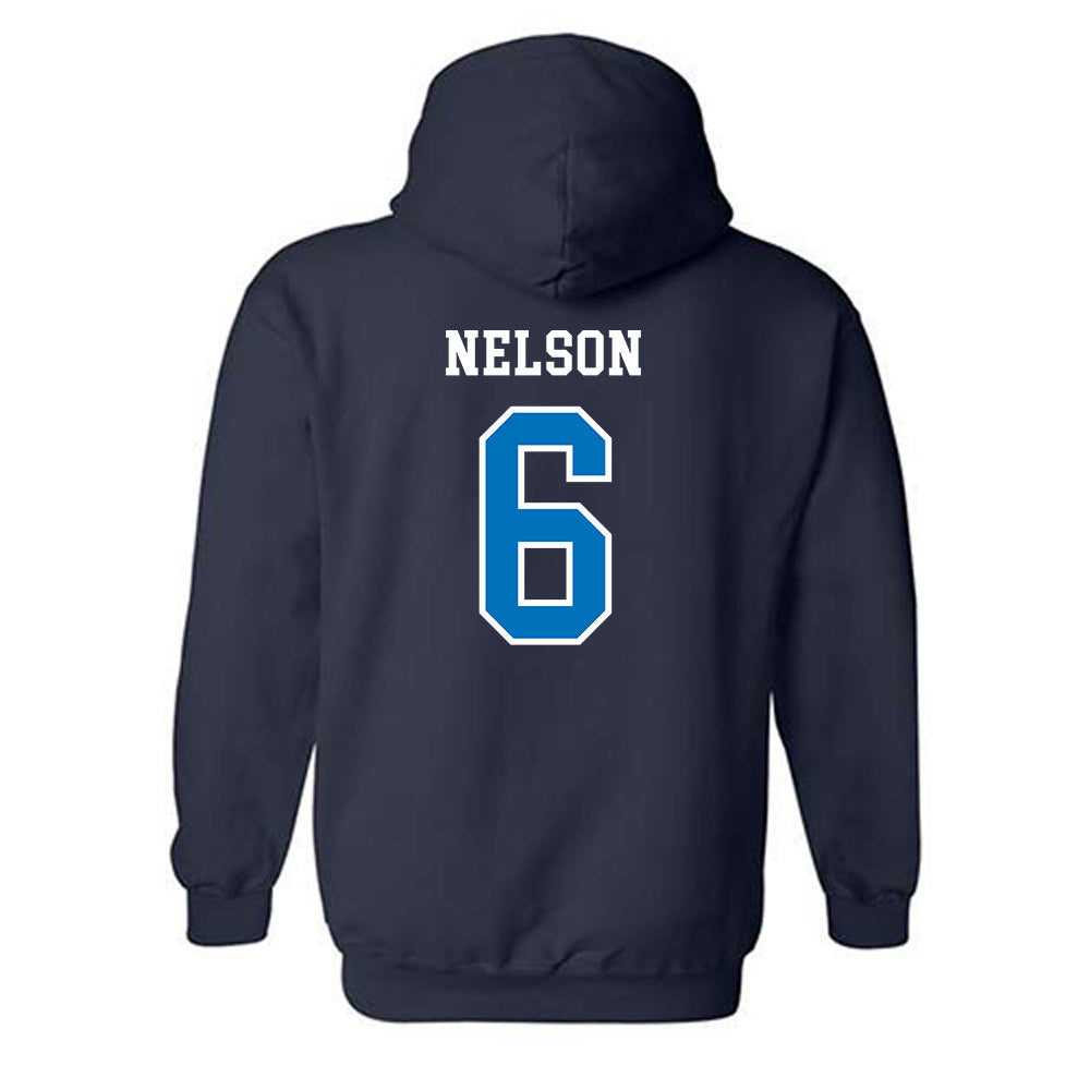 UWF - NCAA Baseball : Zach Nelson - Classic Shersey Hooded Sweatshirt-1