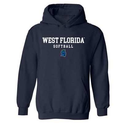 UWF - NCAA Softball : Miranda Harmon - Classic Shersey Hooded Sweatshirt-0