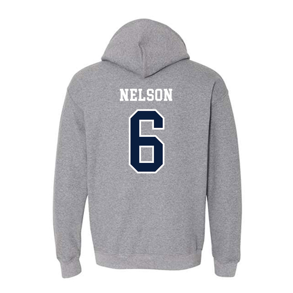 UWF - NCAA Baseball : Zach Nelson - Classic Shersey Hooded Sweatshirt-1