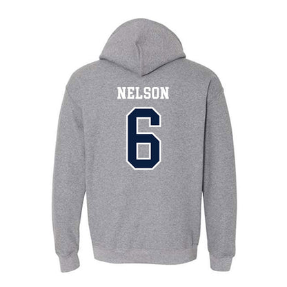 UWF - NCAA Baseball : Zach Nelson - Classic Shersey Hooded Sweatshirt-1