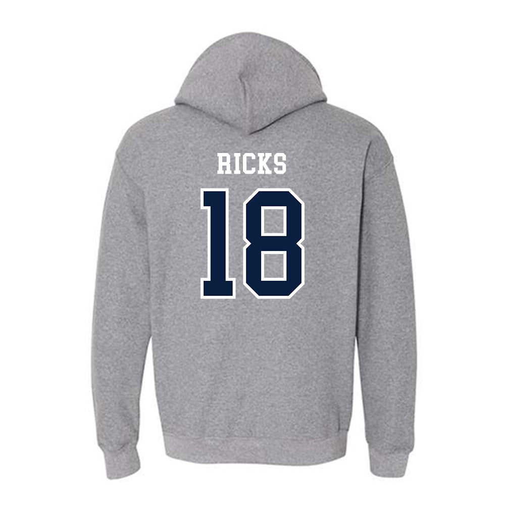 UWF - NCAA Baseball : Tucker Ricks - Classic Shersey Hooded Sweatshirt-1