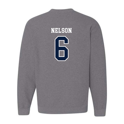 UWF - NCAA Baseball : Zach Nelson - Classic Shersey Crewneck Sweatshirt-1