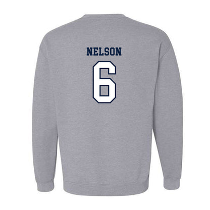 UWF - NCAA Baseball : Zach Nelson - Classic Shersey Crewneck Sweatshirt-1