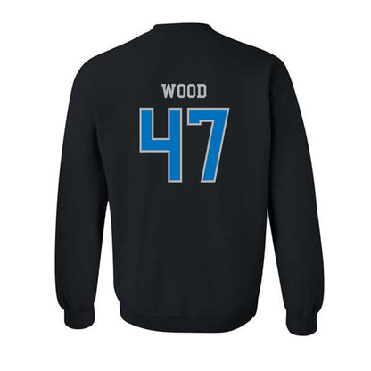 UWF - NCAA Football : Hunter Wood - Classic Shersey Crewneck Sweatshirt-1