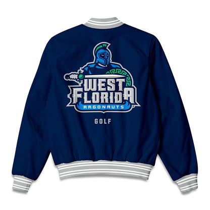 UWF - NCAA Men's Golf : Mason Minkel - Bomber Jacket-1