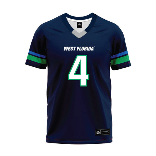 UWF - NCAA Football : Walker Robinson - Navy Premium Football Jersey-0