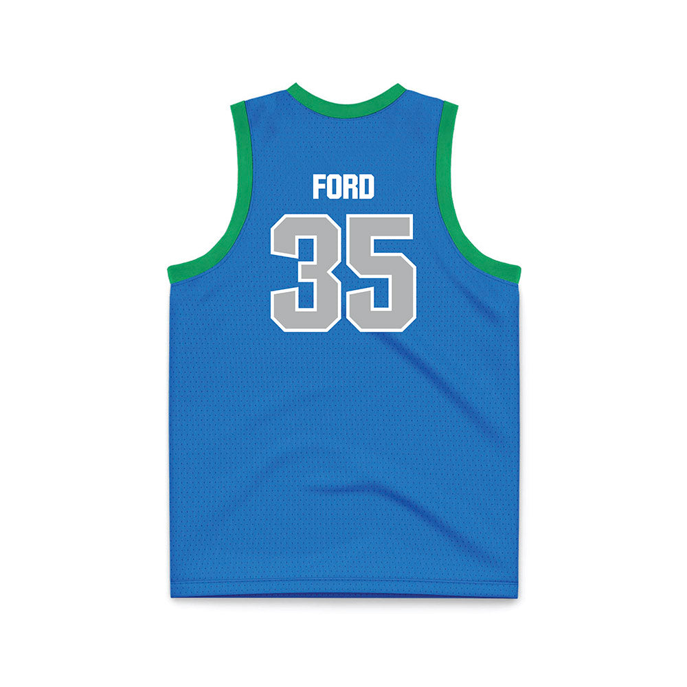 UWF - NCAA Women's Basketball : Kat Ford - Blue Basketball Jersey-1