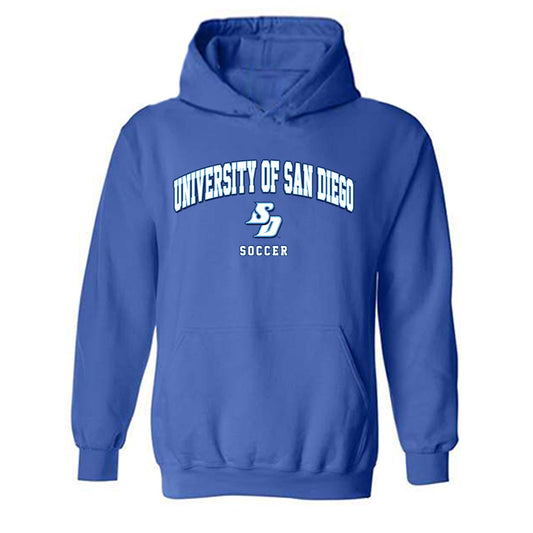San Diego - NCAA Men's Soccer : Michael Roman - Hooded Sweatshirt-0