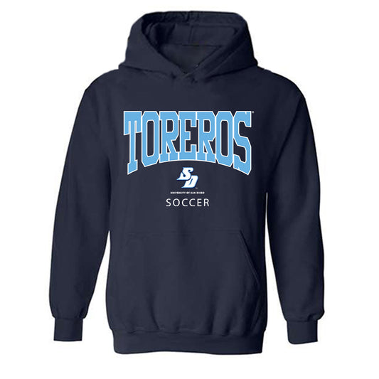 San Diego - NCAA Men's Soccer : Finley Omahony - Hooded Sweatshirt-0