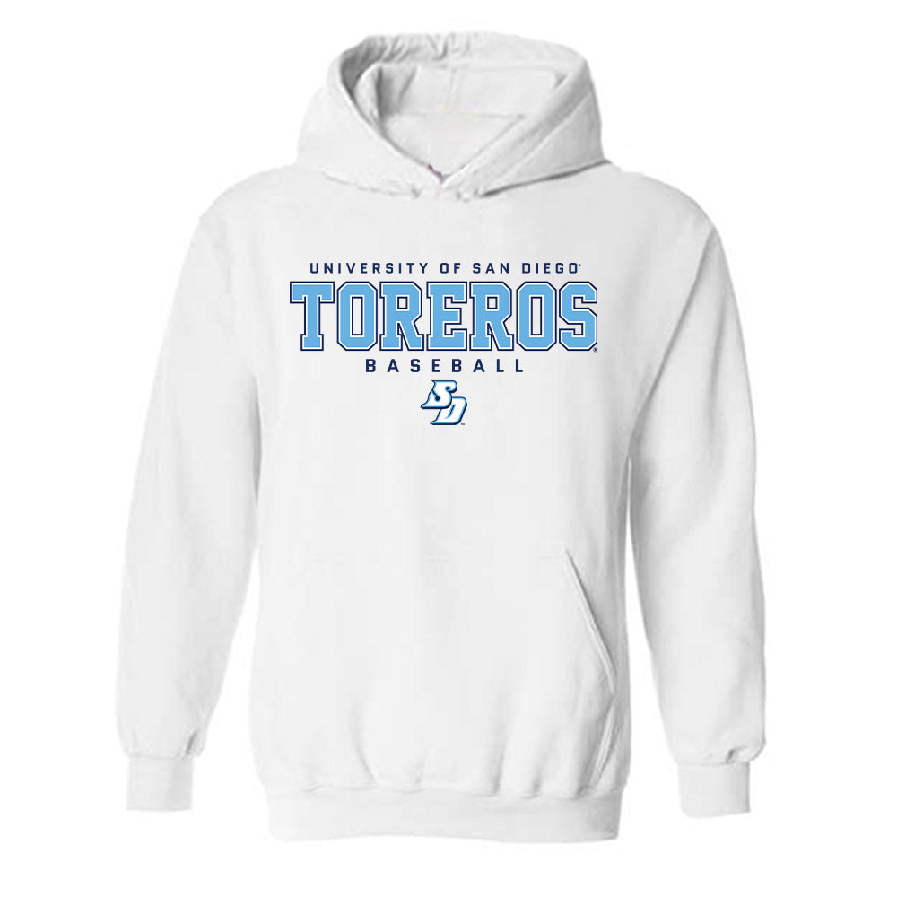 San Diego - NCAA Baseball : AJ Anzai - Hooded Sweatshirt-0